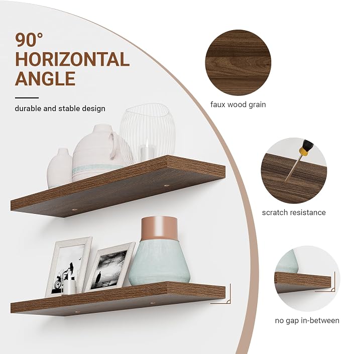 Heimlove 40 Inches Floating Shelves - Image 5