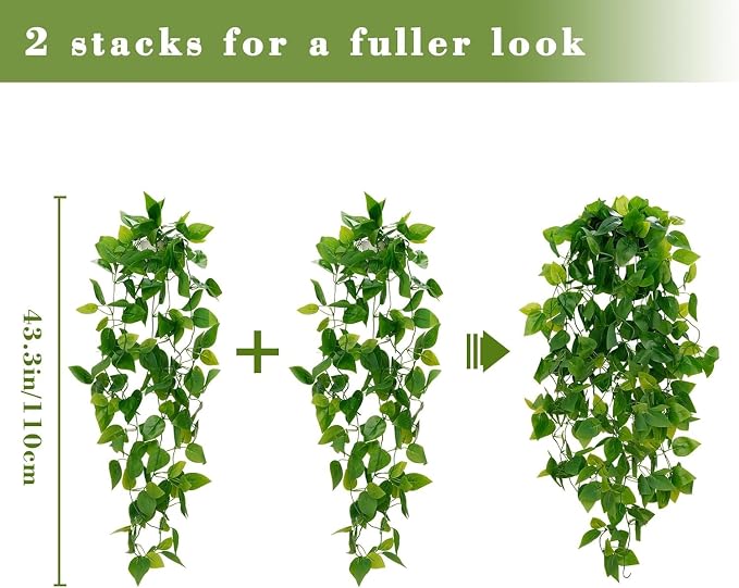BLEUM CADE Fake Hanging Plants - Image 2