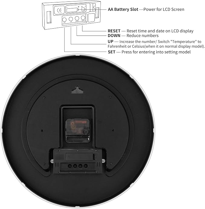 Foxtop Digital and Analog Learning Clock - Image 9