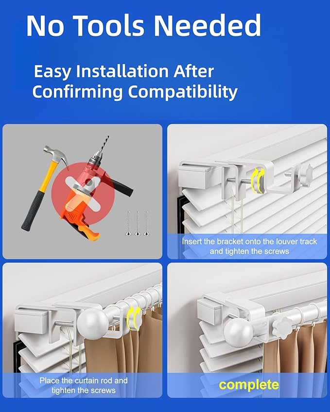Over-Blinds Curtain Rod Brackets - Image 6