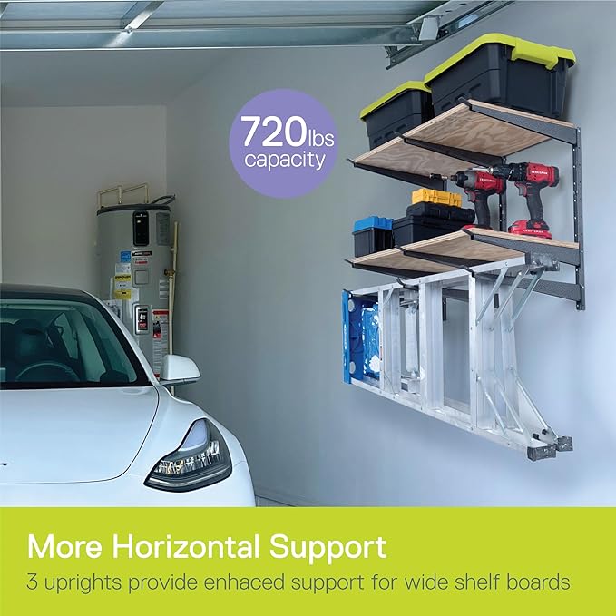 Delta Heavy Duty Lumber Storage Rack Cycle, Holds Up to 720 lbs - Image 4