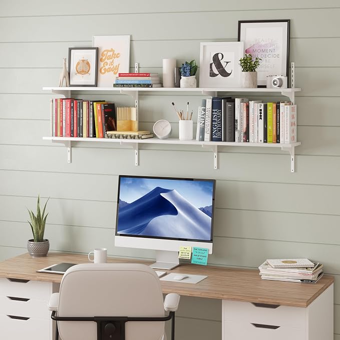 Wallniture Turin 60 inch x 8 in Floating Shelves - Image 4