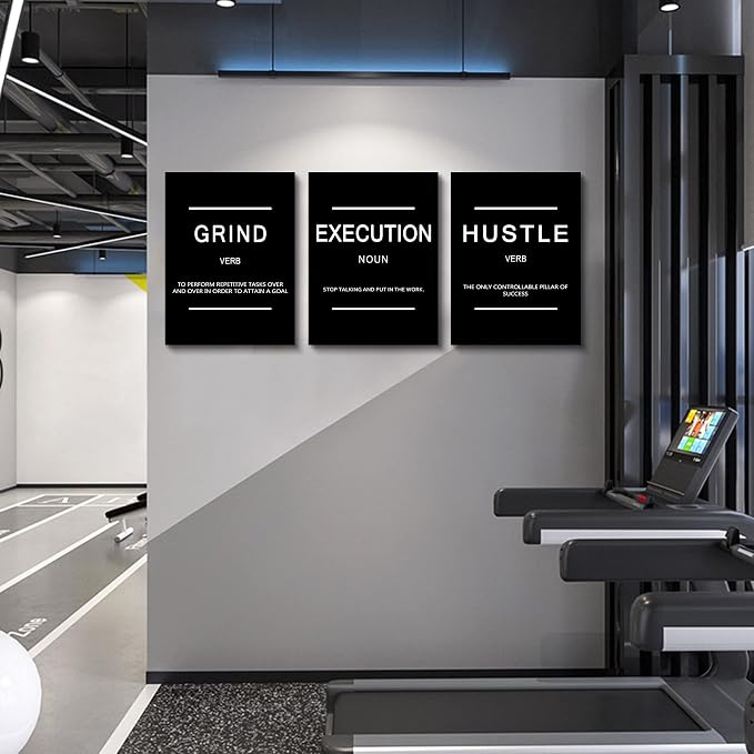 Framed Canvas Wall Art Success Quote, Office Wall Art, Positive Motivational - Image 2