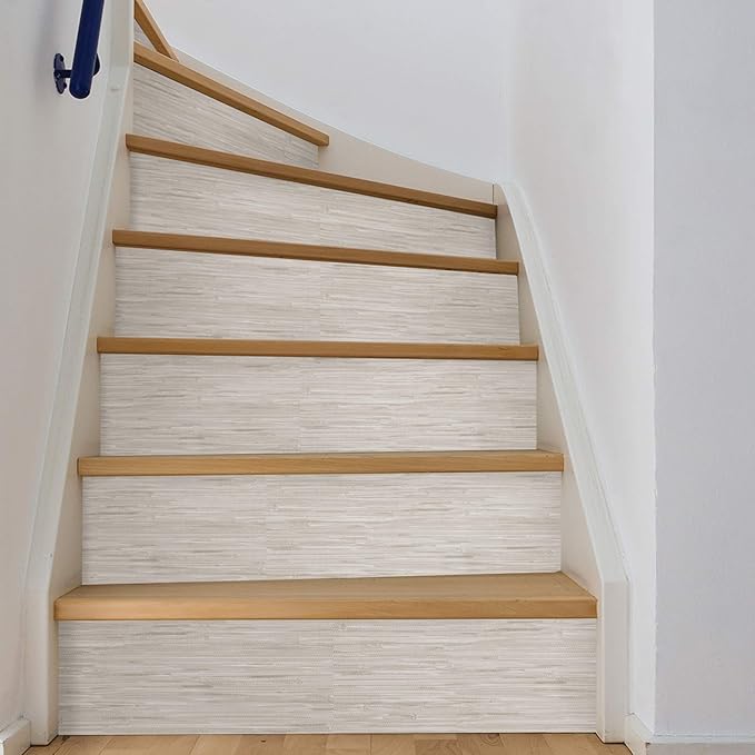 NuWallpaper by WallPops Cream Vinyl Grassweave Peel & Stick Wallpaper - Image 5