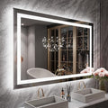 LOAAO 55X36 LED Bathroom Mirror by LOAAO