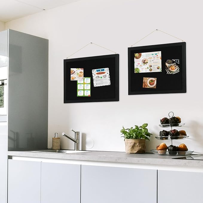 2-Pack Double-sided Black Cork Board - Image 7