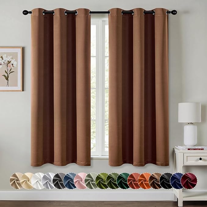 MIULEE Blackout Curtains for Bedroom Living Room 2 Panels, Thermal Insulated by MIULEE