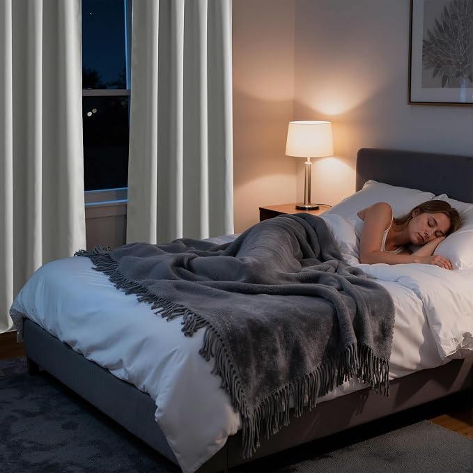 RYB HOME 100% Blackout Short Curtains - Image 5