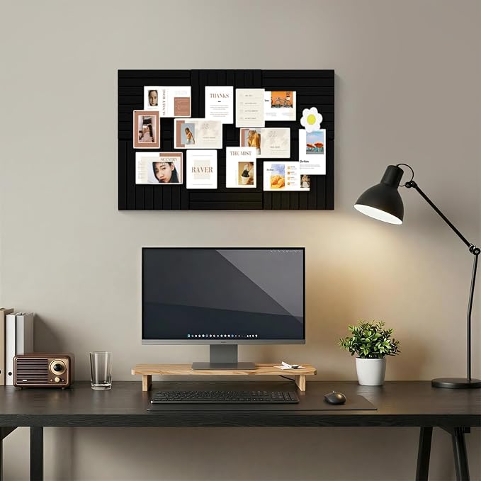 Large Cork Boards for Walls – 36 x 24 Self Adhesive Felt Wall Tiles - Image 8