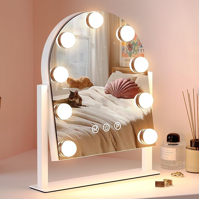 ZL ZELing Makeup Mirror with Lights, Vanity Mirror with Lights, Lighted Makeup by ZLZELing