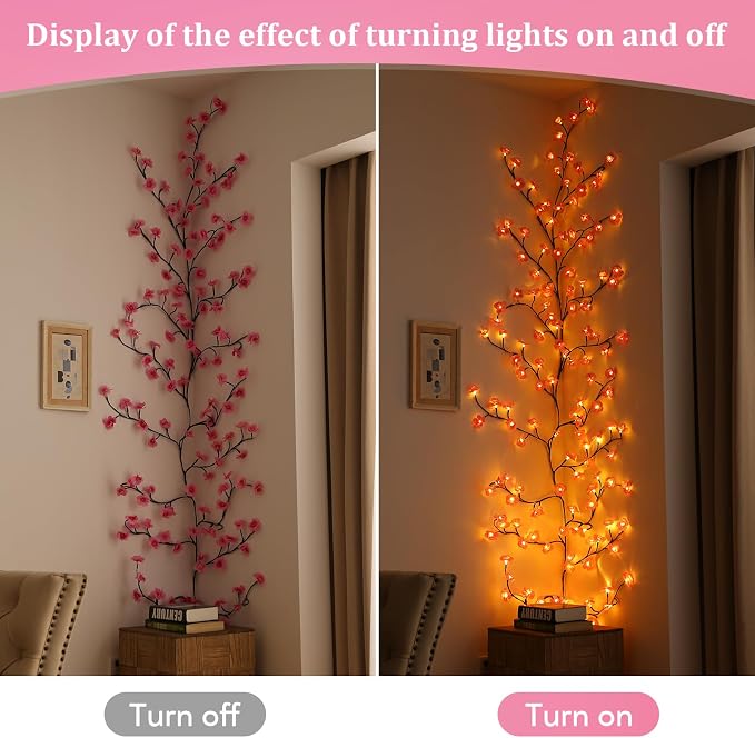 NIDISETPJAS Cherry Blossom Lights - Image 2