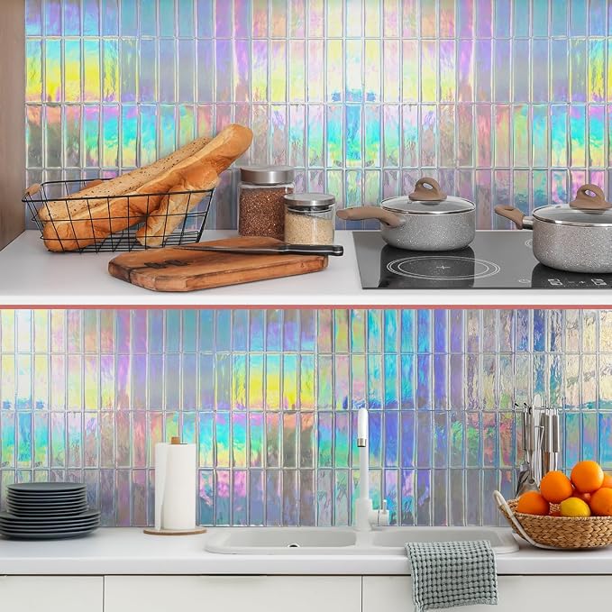 Peel and Stick Backsplash 3D Wall Tiles, Self-Adhesive, Oil Proof, Waterproof - Image 8