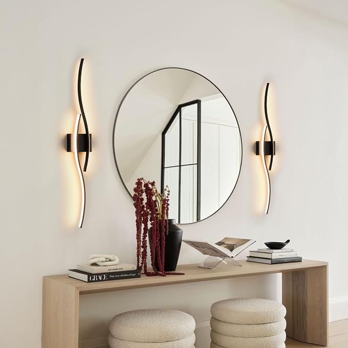 KARTOOSH Battery Operated Wall Sconces Set of Two - Image 9