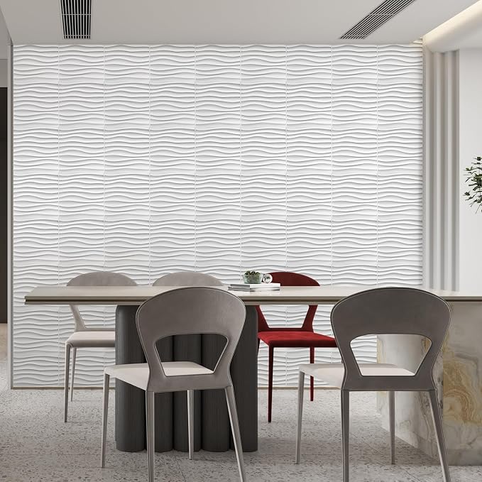 Heikki 30 Pack 3D Wall Panel for Interior Wall Décor, PVC Flower Textured Wall - Image 7