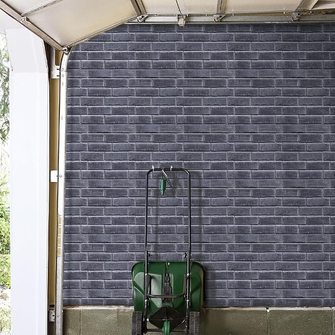 COMSTICKC 3D Faux Brick Wall Panels Peel and Stick Tiles, Small Size Thin PVC - Image 6