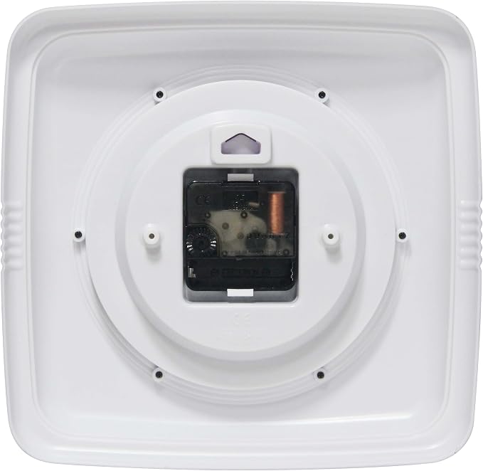 Infinity Instruments Retro Wall Clock – 9-Inch Square Silent Non-Ticking - Image 5