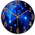Big Wall Clock for Living Room Decor Blue Decorative Wall Clocks Battery by Constantplanet%E6%97%97%E8%88%B0%E5%BA%97