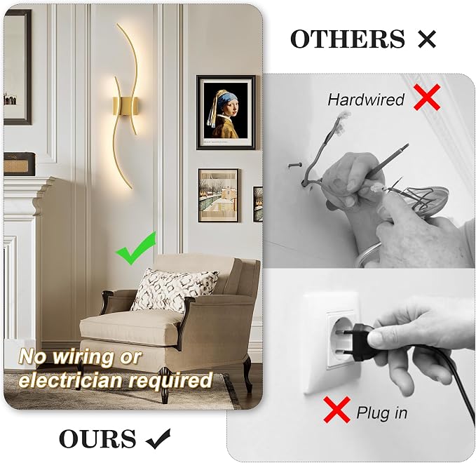 KARTOOSH Battery Operated Wall Sconce - Image 2