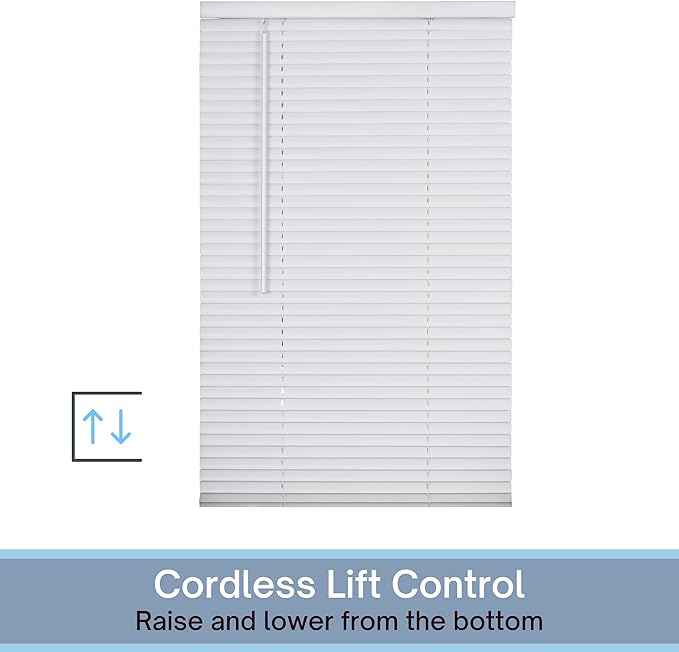 LOTUS & WINDOWARE Cordless Mini Blind, Window Blinds - Image 2