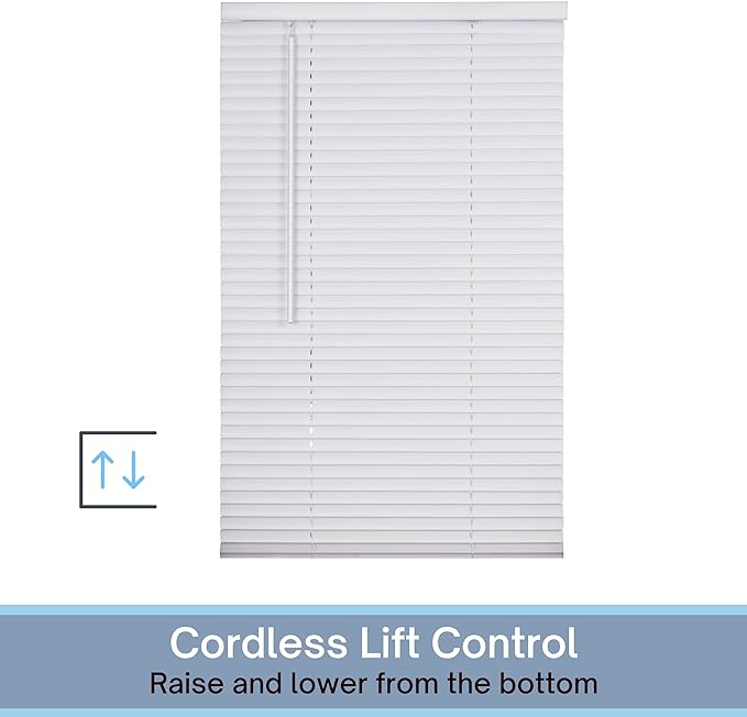 LOTUS & WINDOWARE Cordless Mini Blind, Window Blinds - Image 2