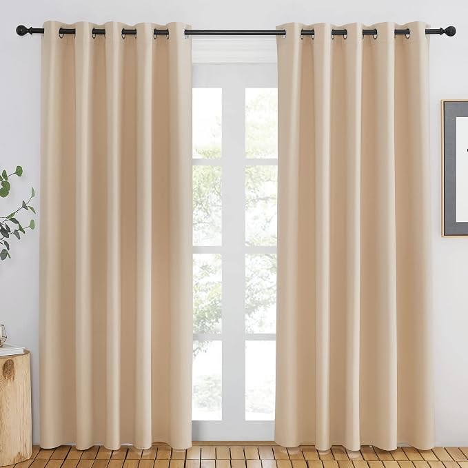 NICETOWN Blackout Curtains for Windows 84 inch Long - Image 2