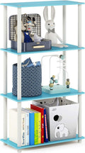 Furinno Turn-N-Tube 4-Tier Multipurpose Shelf Display Rack, Round Tubes by Furinno-FitsYourSpaceFitsYourBudget