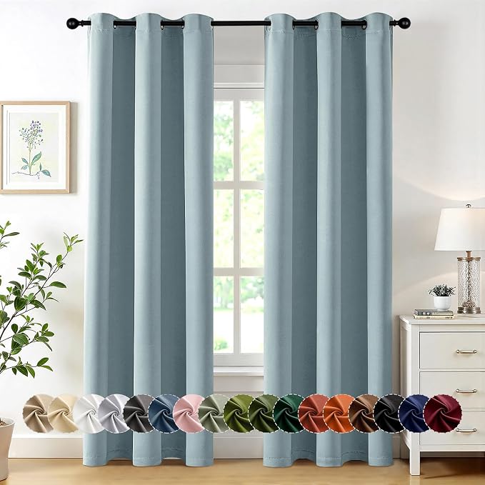 MIULEE Blackout Curtains for Bedroom Living Room 2 Panels, Thermal Insulated by MIULEE