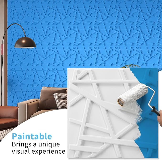 Art3d 100 Pack Decorative 3D Wall Panels, 97 Sq.Feet PVC Interior Wall Décor - Image 3