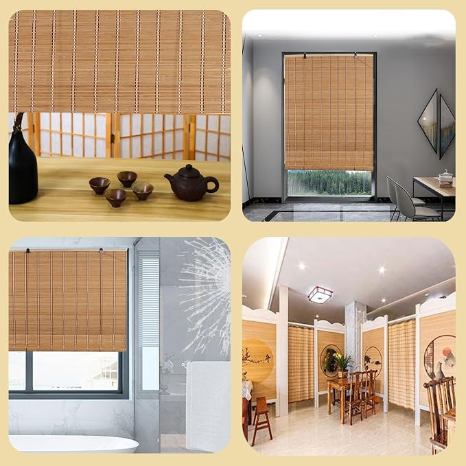 Bamboo Shades for Outdoor Patio, Custom Bamboo Blinds for Interior Windows - Image 6