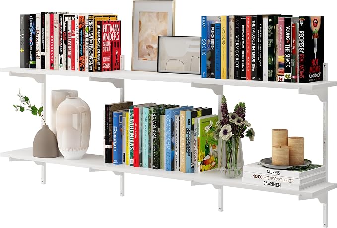 Wallniture Turin 60 inch x 8 in Floating Shelves by Wallniture