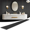 WPC Slat Wall Panels 8 Pack 96" x 8.2", Waterproof Fluted Wall Paneling by LARWORKS