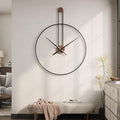 36 Inch Wall Clock Extra Large Minimalist Metal Clock by Cuspin