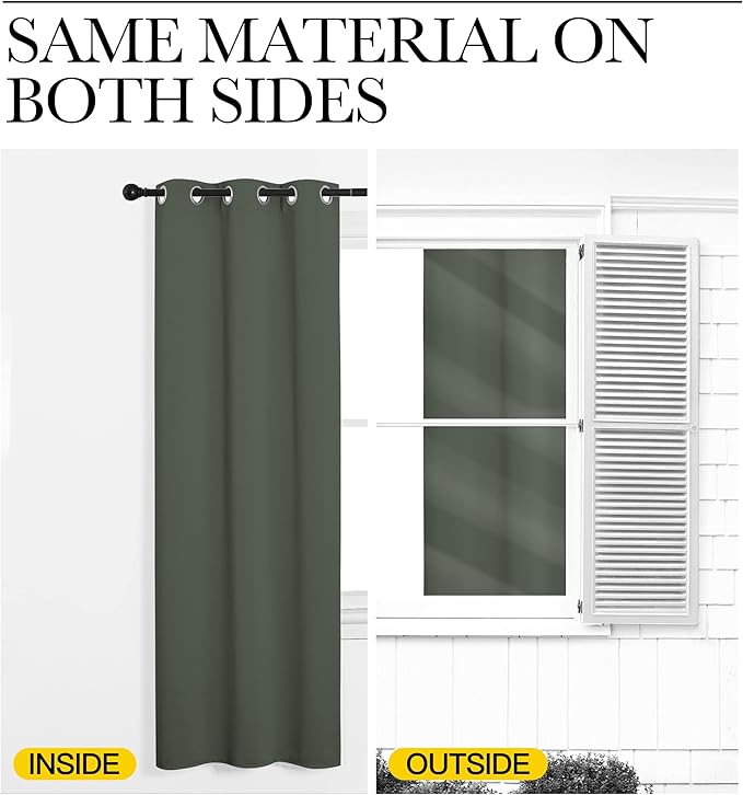 NICETOWN Blackout Draperies Curtains - Image 6