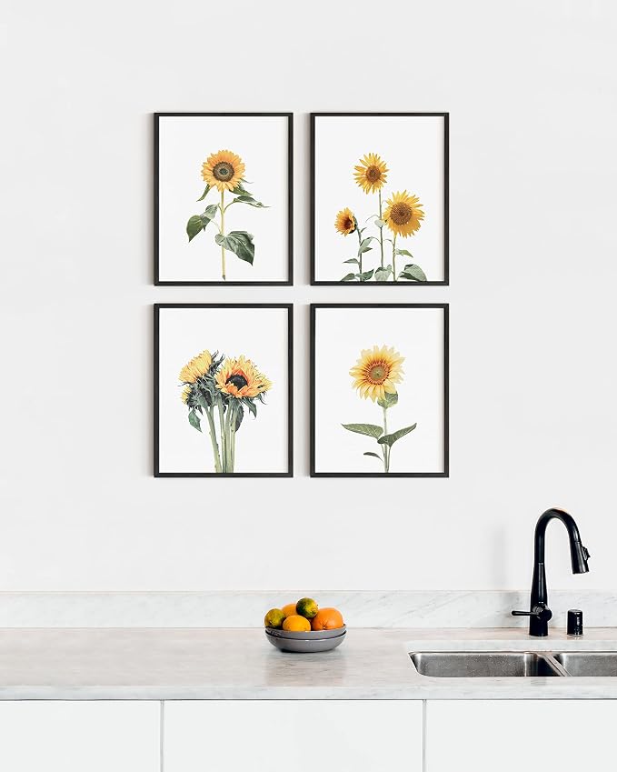 HAUS AND HUES Sunflower Wall Decor and Posters - Image 5