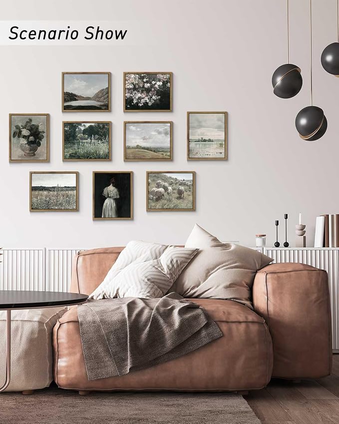 InSimSea Framed Canvas Wall Art, Meadow - Image 4
