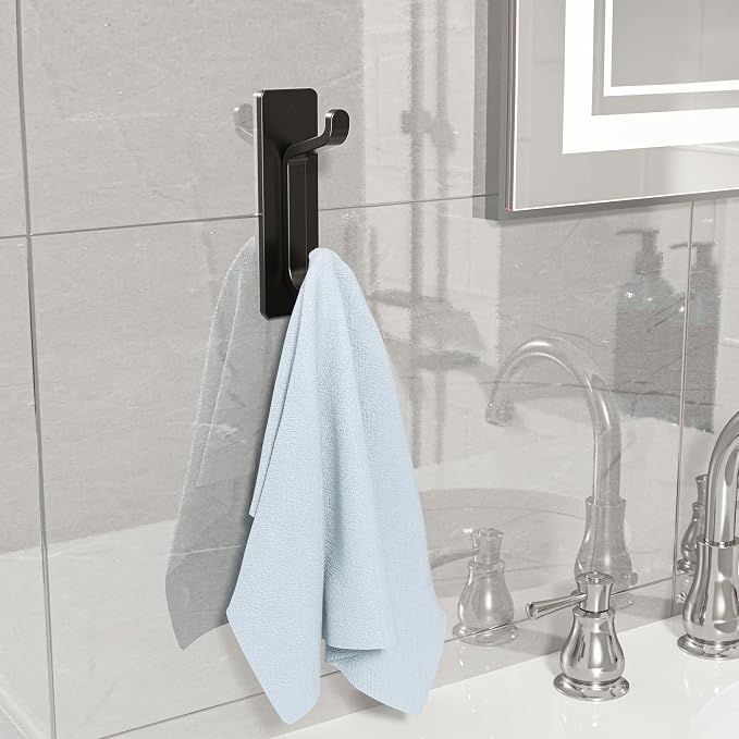 Self Adhesive Wall Hooks for Hanging: Extra Strong 13 LB, Hook for Coat - Image 4
