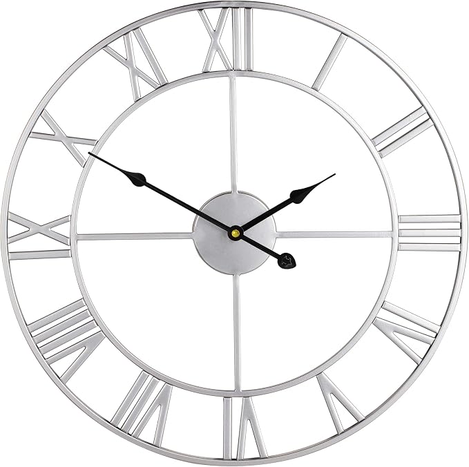LEIKE 24" Modern Large Wall Clocks, Silent Non Ticking, Battery Operated - Image 6