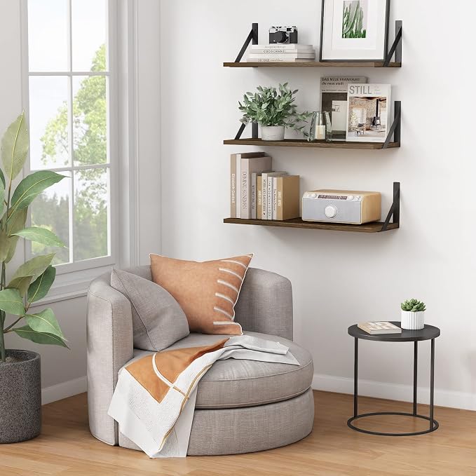 Forbena 24 Inch Long Floating Shelves - Image 5