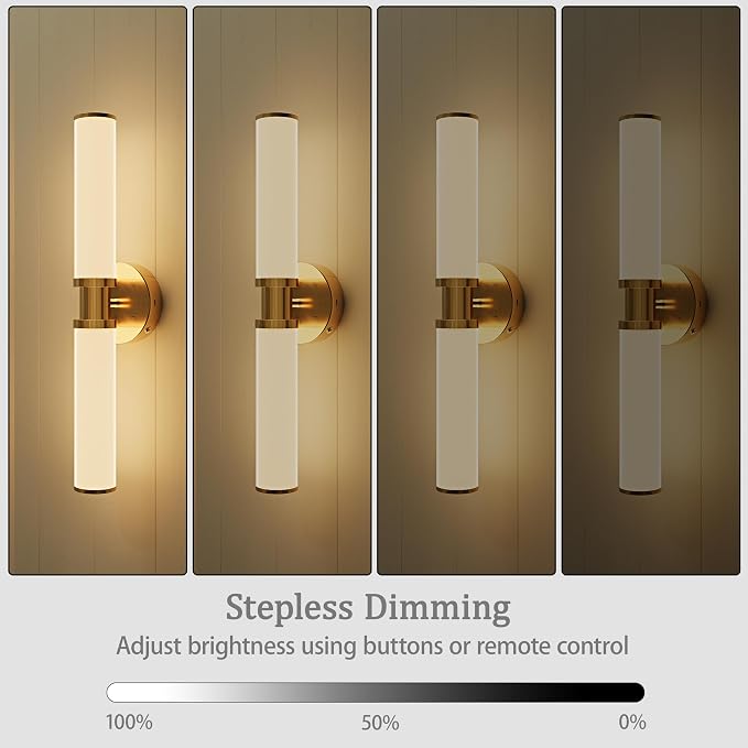 Rayogale Battery Operated Wall Sconce Set of 2, Modern Rechargeable Wall Lights - Image 2