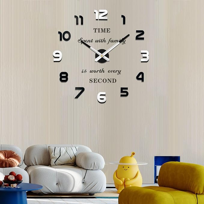 VANGOLD Design 3D Wall Clock for Classroom Decor - Image 8
