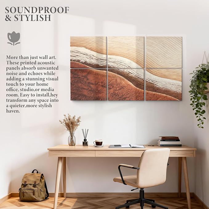 JBER Acoustical Wall Panels, 47.2×27 Inches Art Acoustic Panels, Decorative - Image 7