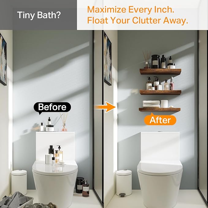 BAYKA Bathroom Floating Shelves - Image 6