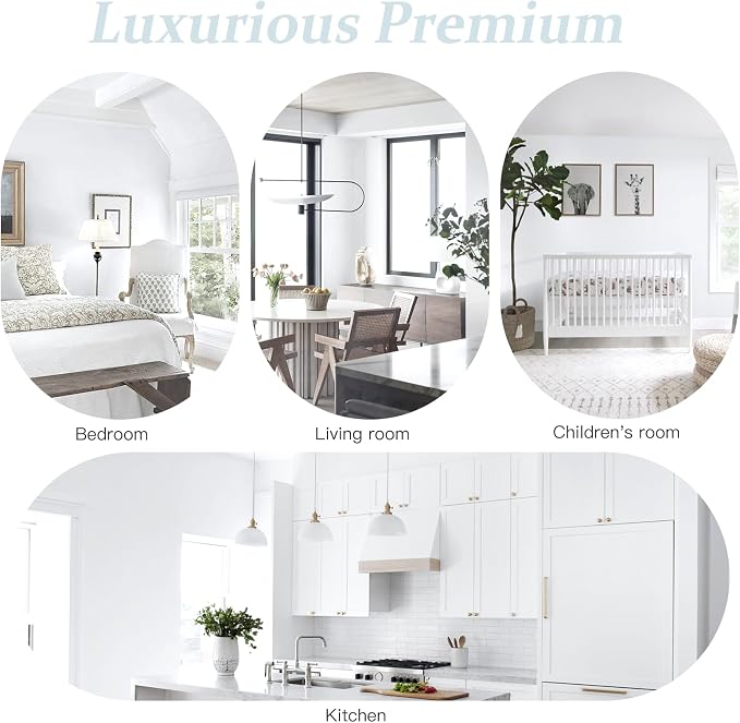 Dimoon 236''x23.6'' Peel and Stick Wallpaper White Contact Paper - Image 7