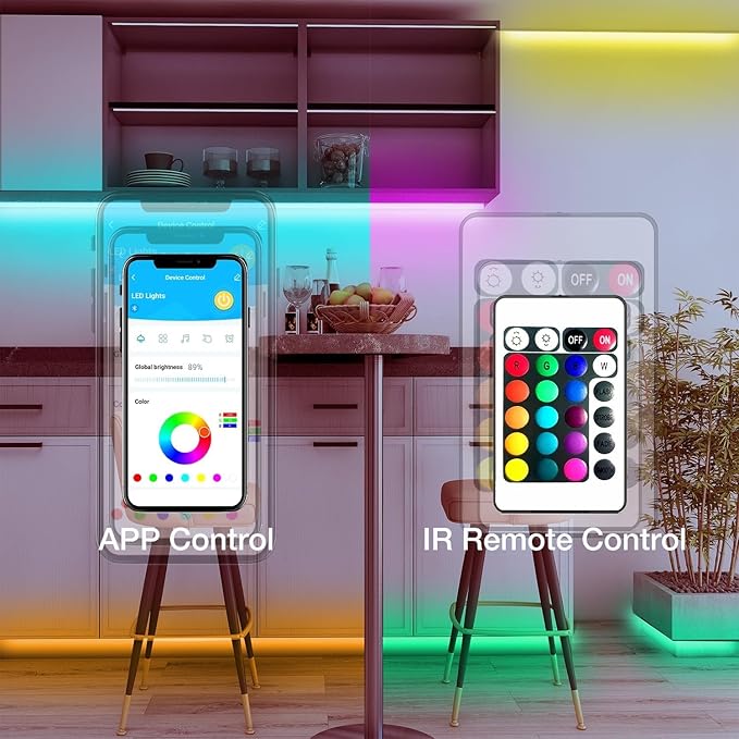 DAYBETTER Smart RGB Led Strip Lights, 300ft Led Lights - Image 5