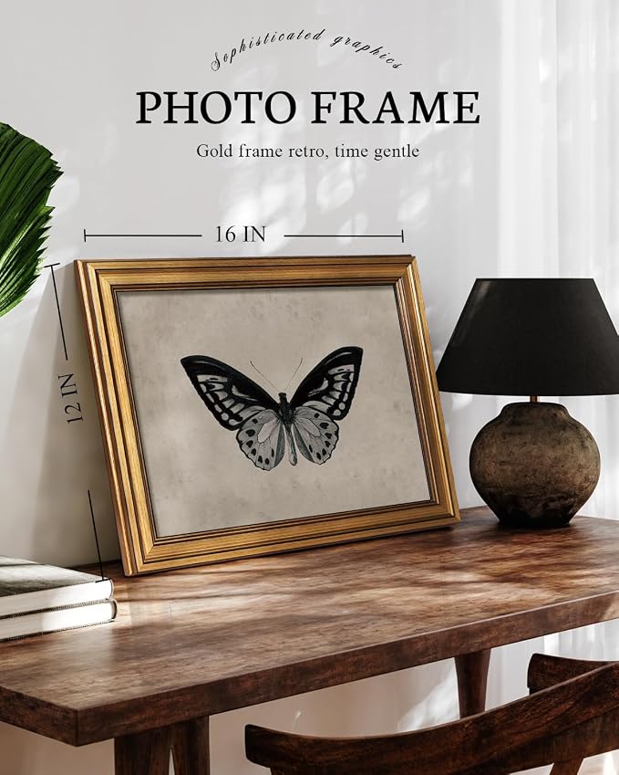 VIYYIEA Vintage Gold Framed Wall Art - Image 2