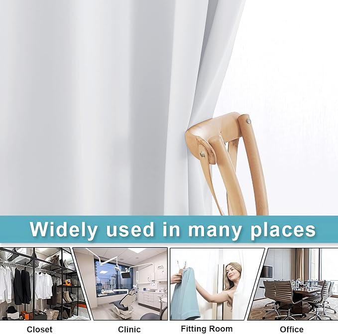 RYB HOME Blackout Curtains Soundproof Energy Saving Insulating Privacy Room - Image 5