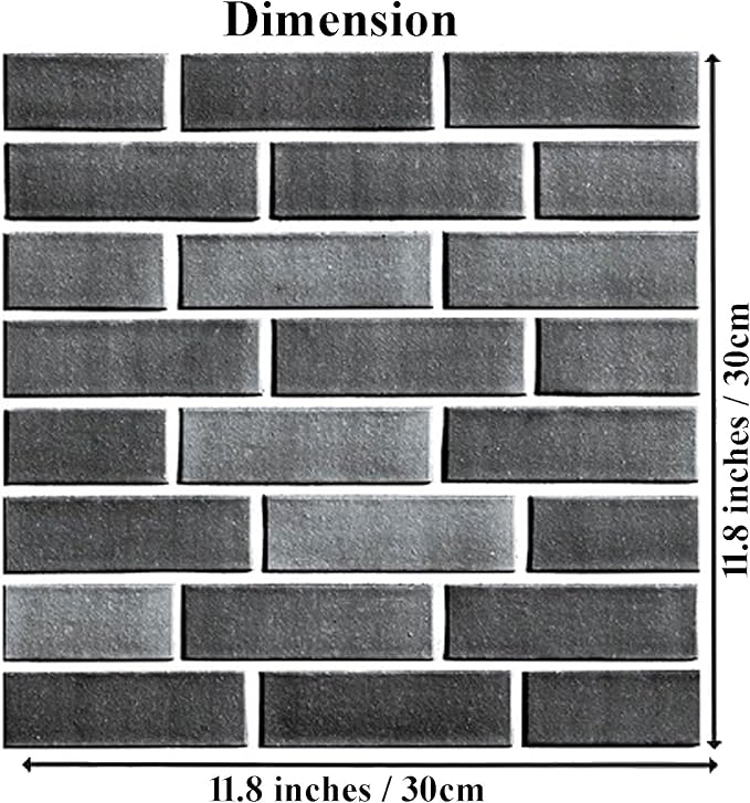 3D Wall Panels Peel and Stick, 3D Brick Wallpaper Peel and Stick, 10 Pack - Image 2