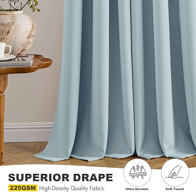 MIULEE Blackout Curtains for Bedroom Living Room 2 Panels, Thermal Insulated - Image 5