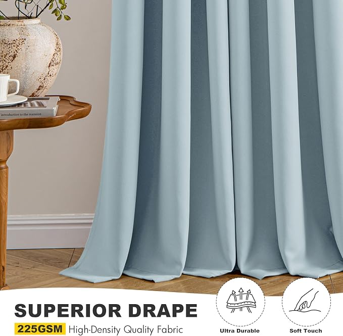 MIULEE Blackout Curtains for Bedroom Living Room 2 Panels, Thermal Insulated - Image 5
