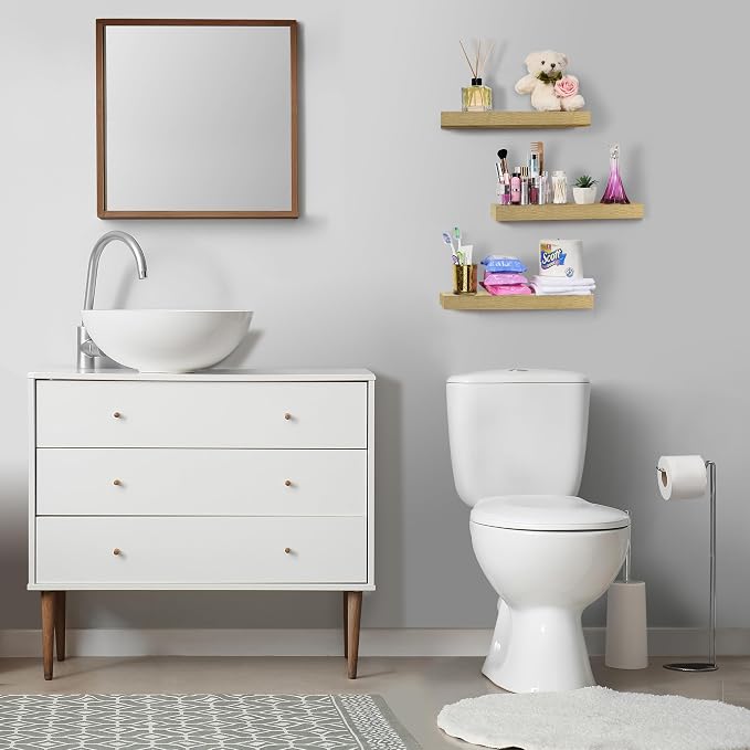 Sorbus Floating Shelves for Wall – 16 Inch Floating Shelf for Kitchen, Living - Image 9